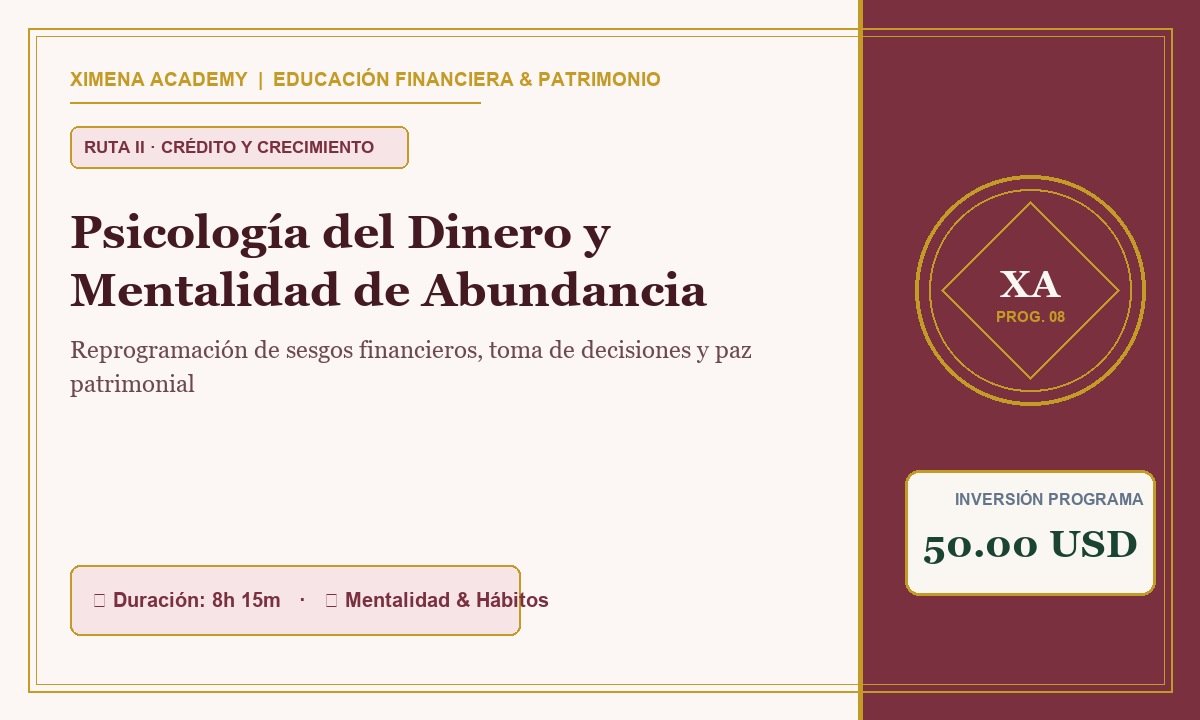 Psicología del Dinero y Mentalidad de Abundancia
