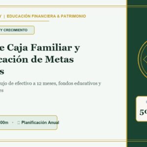 Portada - Flujo de Caja Familiar y Planificación de Metas Anuales